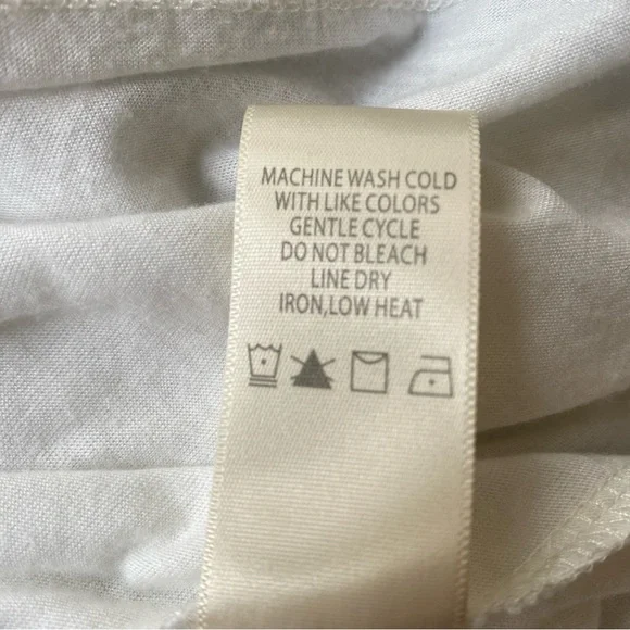 Max Studio London Floral Maxi Dress Blue White V-Neck Flutter Sleeve Large - Picture 7 of 7